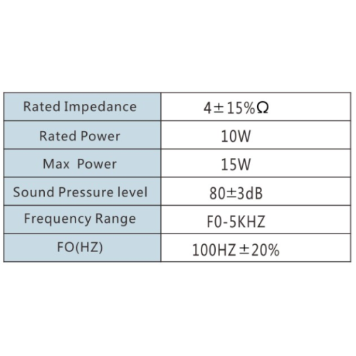 Professional 3 Inch 4ohm 10w Ferrite Multimedia Speaker
